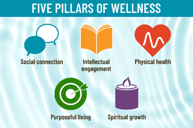 Five Pillars of Wellness 750x500 Five Pillars of Wellness 750x500