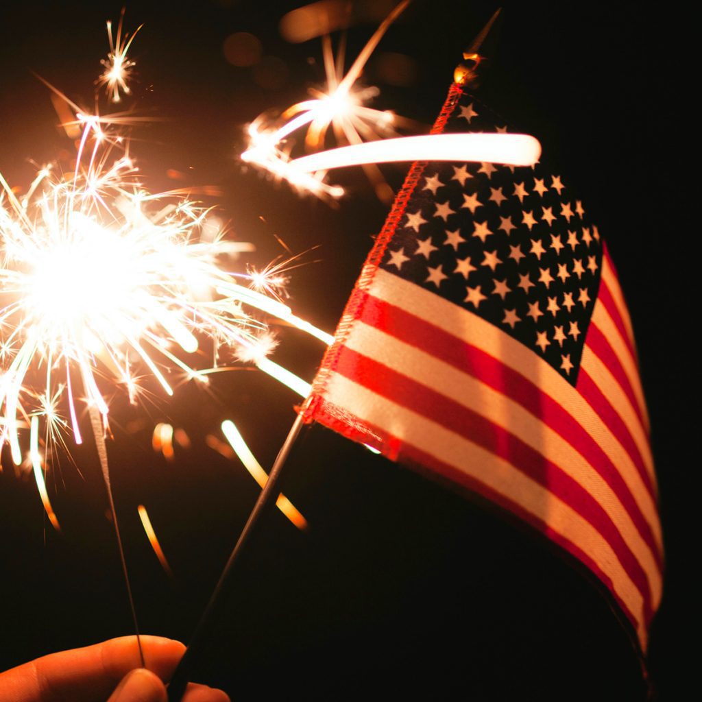 celebrating independence day safely with a senior citizen