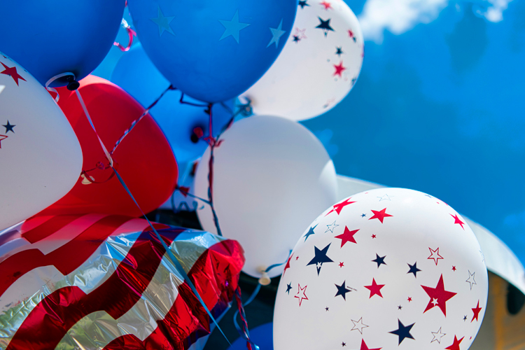 fourth of july balloons